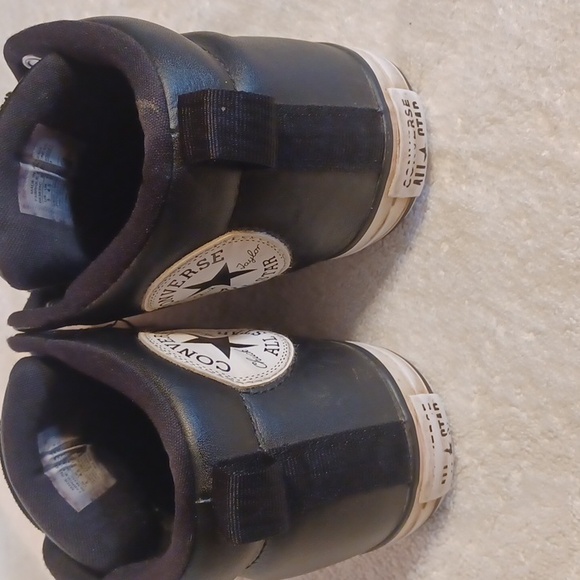 Converse Chuck Taylor black leather size 5 - Picture 4 of 5